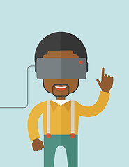 Image showing Virtual relaity headset.