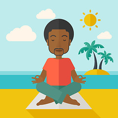 Image showing Yoga man