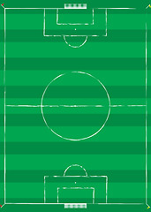 Image showing football pitch