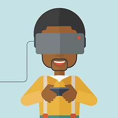 Image showing Virtual relaity headset.