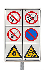 Image showing Flammable Warning Sign