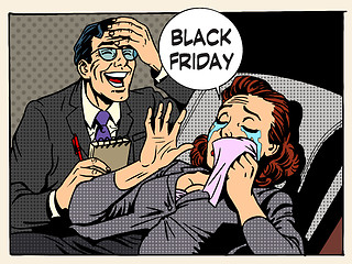 Image showing Black Friday women and men