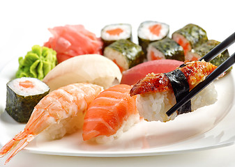 Image showing various sushi