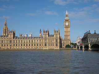 Image showing Houses of Parliament in London