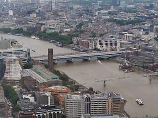 Image showing Aerial view of London