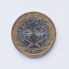 Image showing French 1 Euro coin