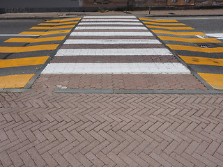 Image showing Zebra crossing sign