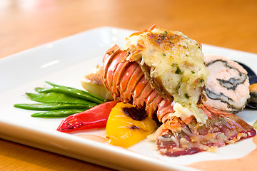 Image showing Lobster Dinner