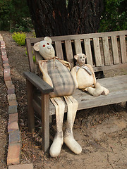 Image showing Sad old bears