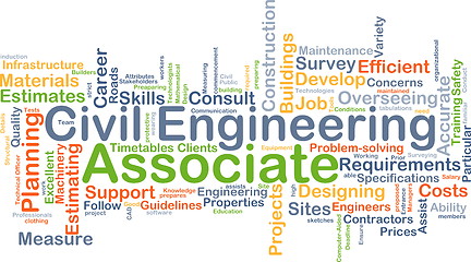 Image showing Civil engineering associate background concept