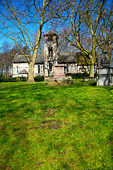 Image showing in cemetery  england old construction and    history