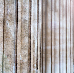 Image showing brick in london     the    abstract    texture of a ancien wall 