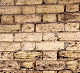 Image showing in london abstract    texture of a ancien wall and ruined brick