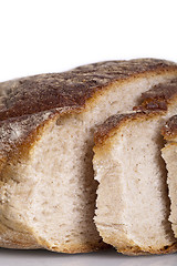 Image showing tasty fresh baked bread bun baguette natural food