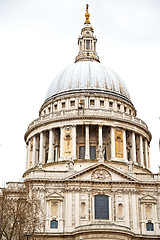 Image showing st paul cathedral in   construction  religion