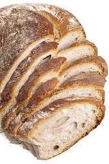 Image showing tasty fresh baked bread bun baguette natural food