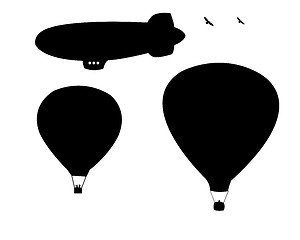 Image showing derizhabl and balloons