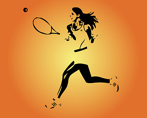 Image showing large tennis