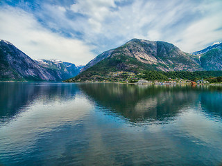 Image showing Scenic fjord