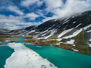 Image showing Norwegian mountain lake