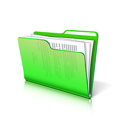 Image showing Folder with papers. 