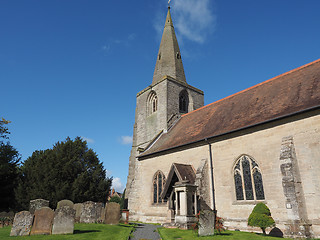 Image showing St Mary Magdalene church in Tanworth in Arden