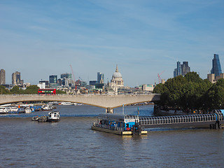 Image showing Waterloo Bridge in London