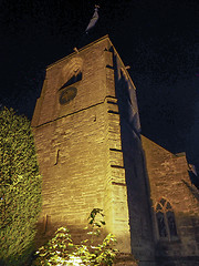 Image showing St Mary Magdalene church in Tanworth in Arden at night