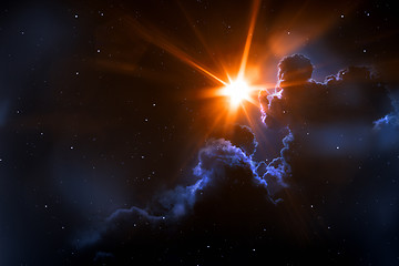 Image showing nebula with sun