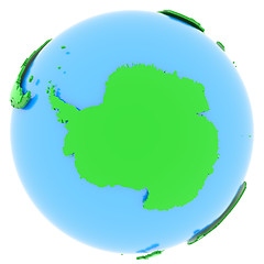 Image showing Antarctic on Earth