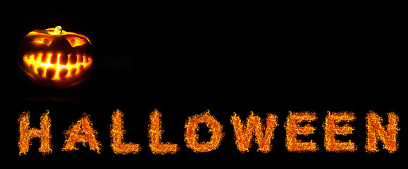 Image showing Halloween pumpkin