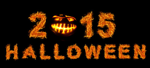 Image showing Halloween pumpkin