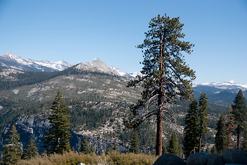 Image showing Hiking panaramic train in Yosemite