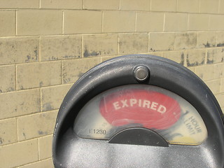 Image showing Expired meter