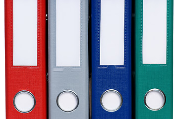 Image showing Colorful folders