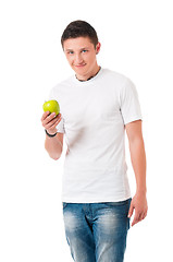 Image showing Man with apple 