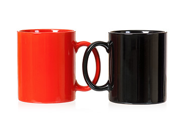 Image showing Colorful cups