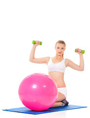 Image showing Fitness woman