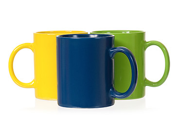 Image showing Colorful cups