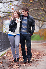 Image showing autumn couple