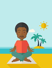Image showing Yoga man