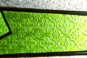 Image showing  glass and sun in morocco   window   light