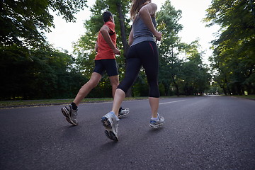 Image showing couple jogging