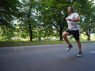 Image showing man jogging