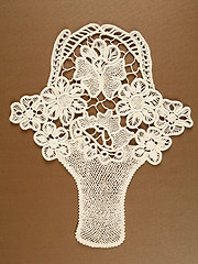 Image showing Lace doily