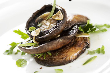 Image showing cooked mushrooms