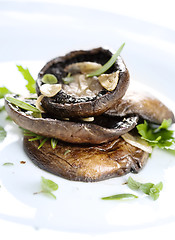 Image showing portobello mushrooms