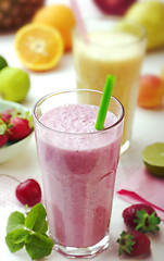 Image showing fruit smoothies