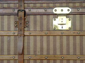 Image showing antique luxury suitcase