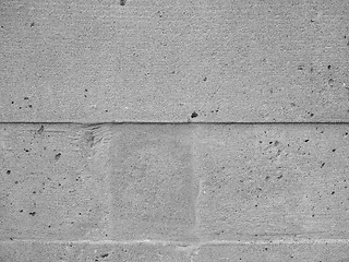 Image showing Black and white Grey concrete background